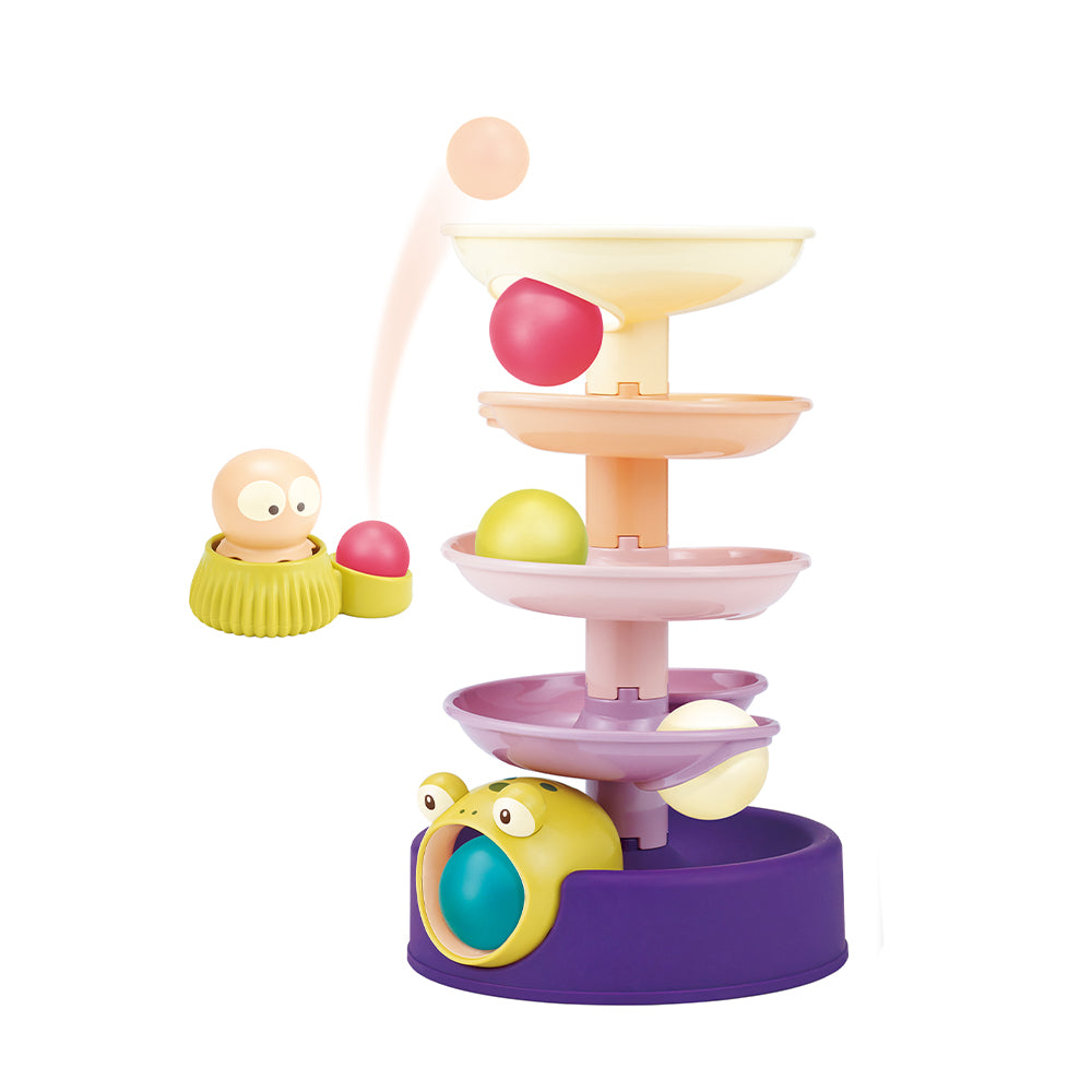 Smoneo Launched Ball Blocks Track Whirligig Blocks Set