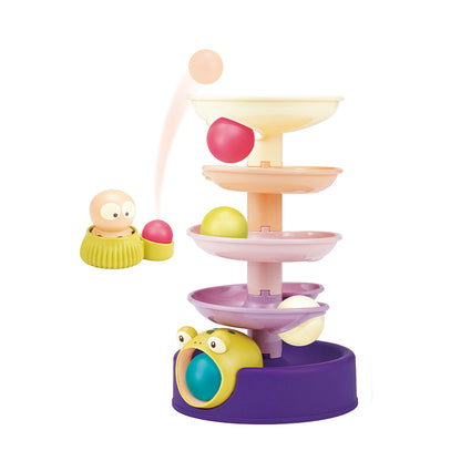 Smoneo Launched Ball Blocks Track Whirligig Blocks Set