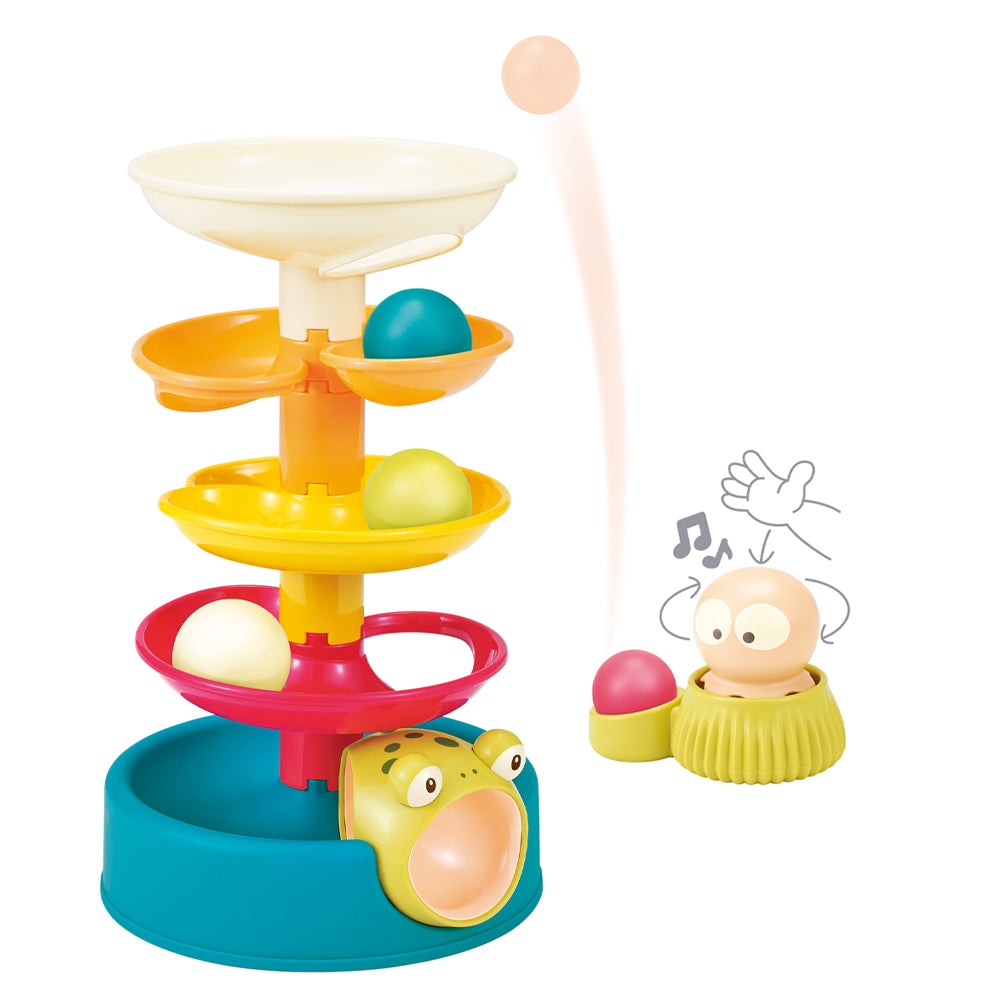 Smoneo Launched Ball Blocks Track Whirligig Blocks Set