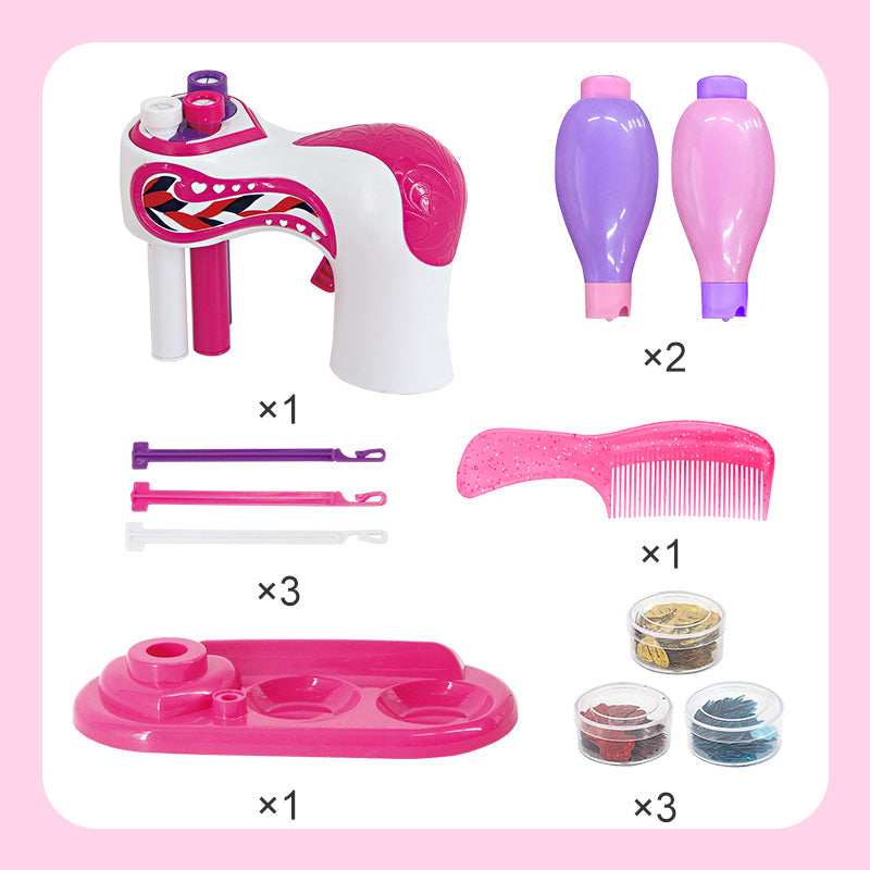 Electric hair braiding machine for girls product packaging box