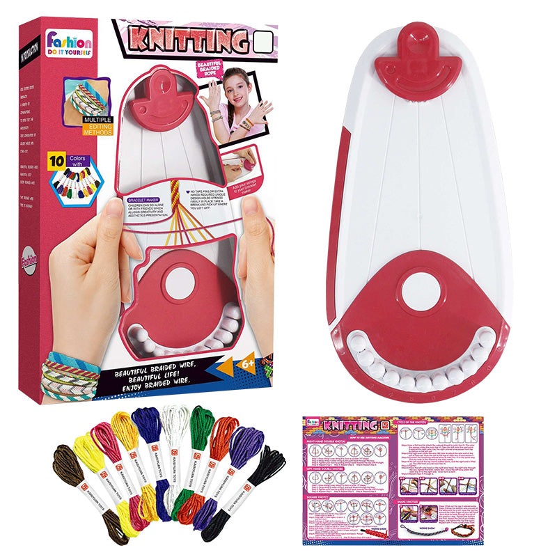 Hand Made Knitting Create Unique Friendship Bracelets