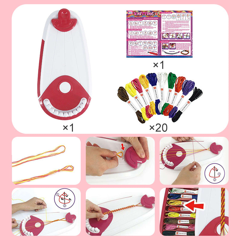 Hand Made Knitting Create Unique Friendship Bracelets