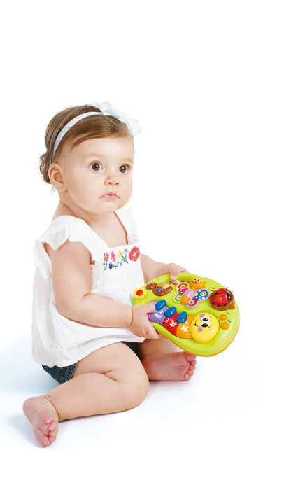 Hola Smiley Face Piano with Music and Light