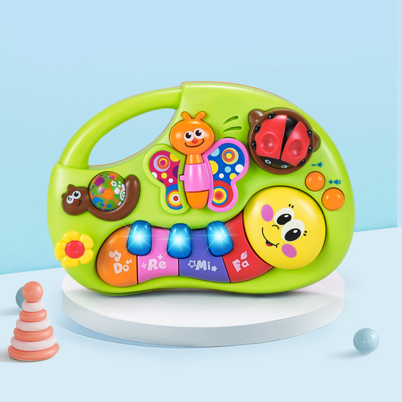 Hola Smiley Face Piano with Music and Light