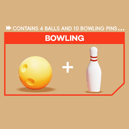 Tabletop Mini Bowling Mania Intelligent Game Set