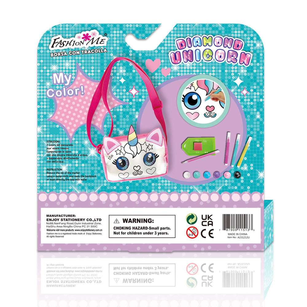 Diy Diamond Painting  Shoulder Bag Unicorn - #toys for girls Kuwait# - #toys for girls 5 years old Kuwait# - #toys for girls 6 years old Kuwait# - #toys for girls 7 years old Kuwait#
