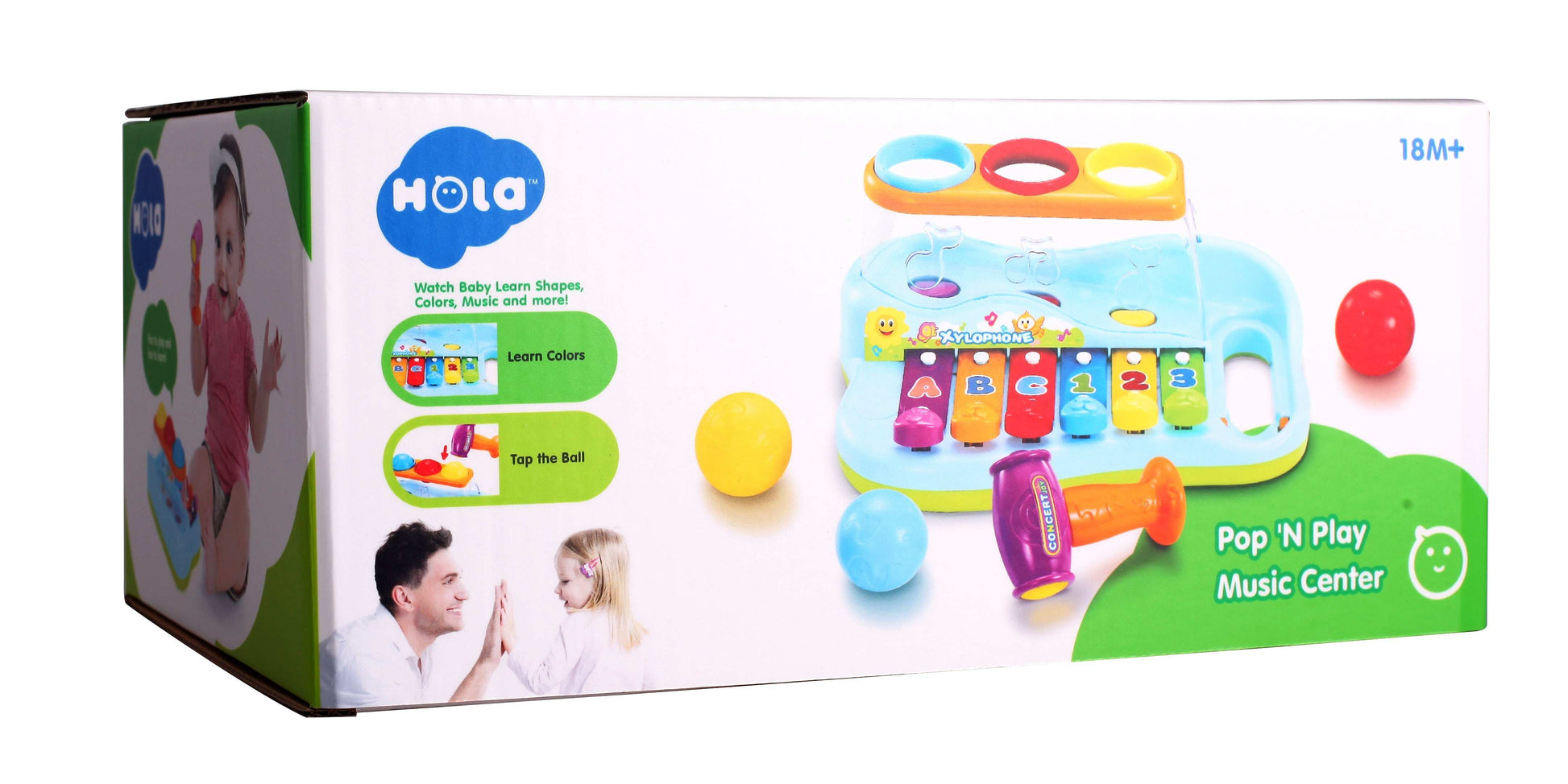 Hola Pop 'N Play Music Center product details for kids in Kuwait