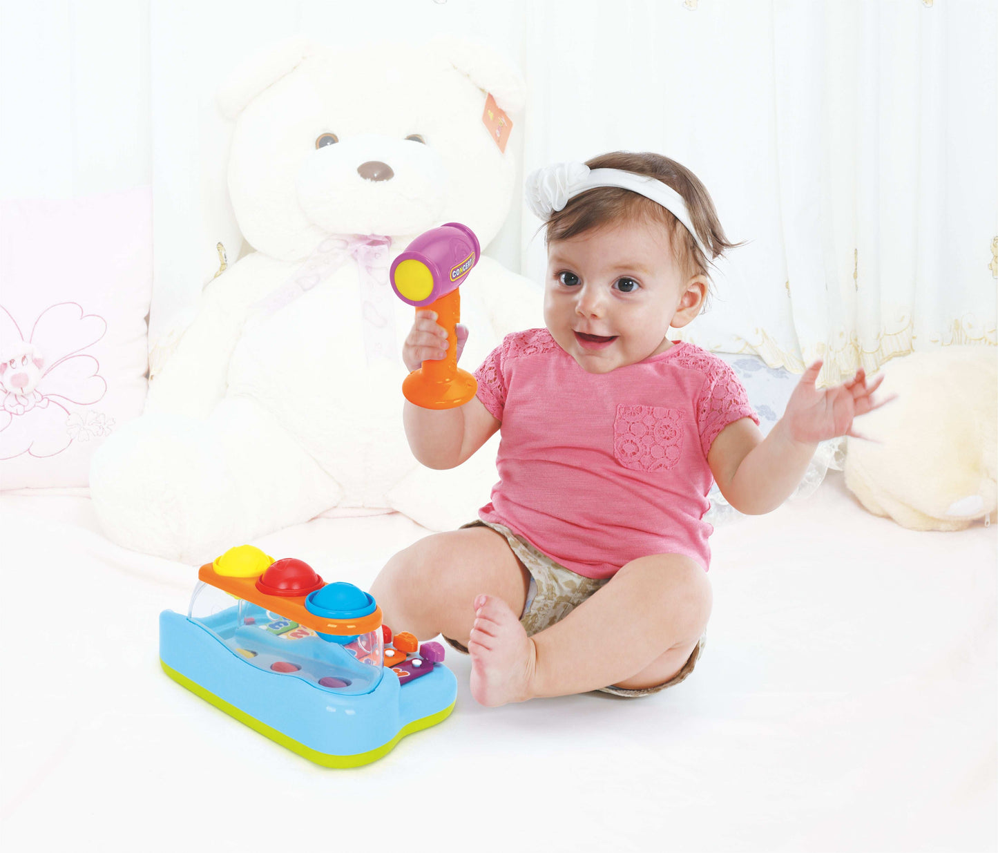 Hola Pop 'N Play Music Center gift toy for kids in Kuwait