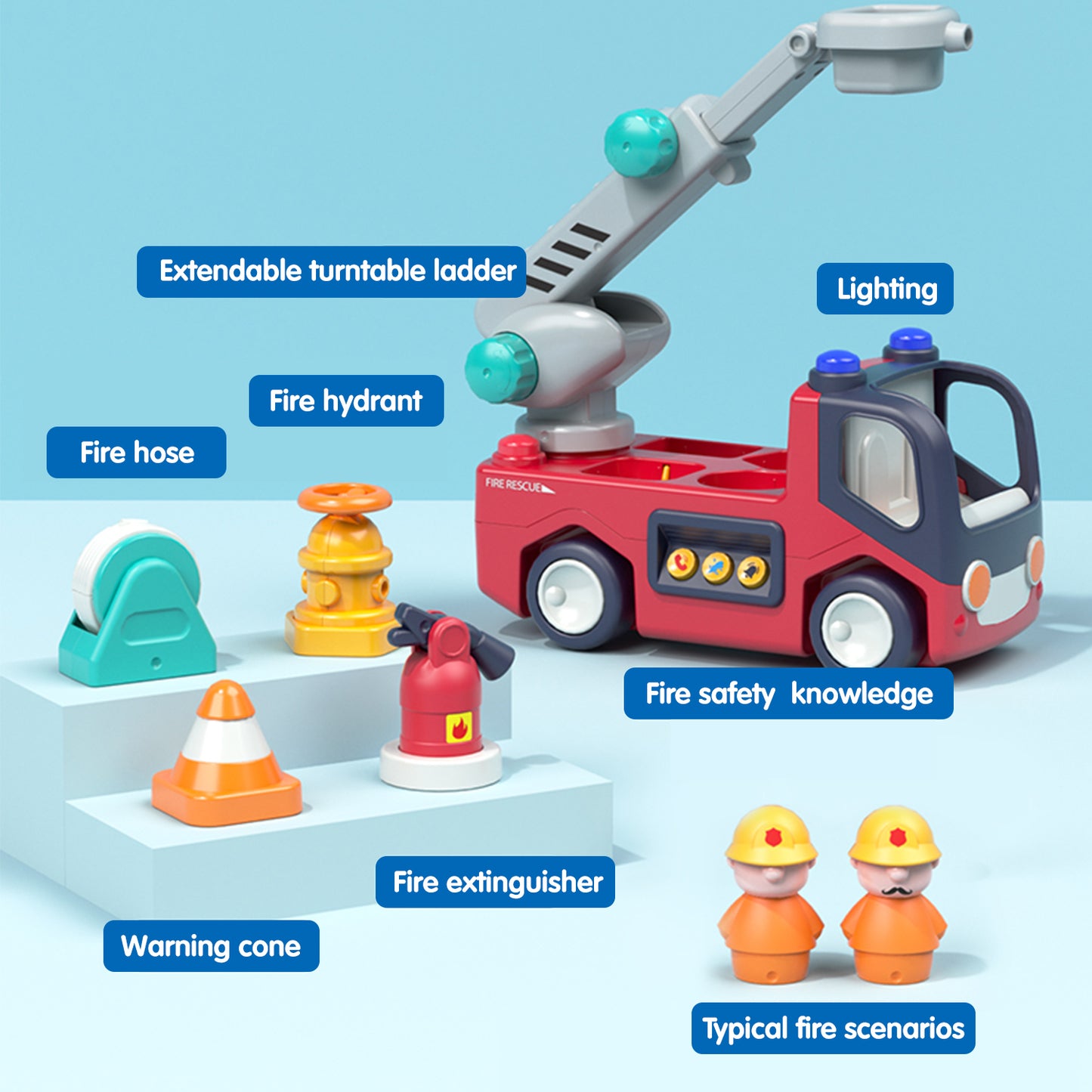 Hola Early Learning Fire Engine