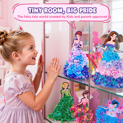 Poke-In Princess Dress-Up Craft Kit – DIY Fabric Art Toy for Girls