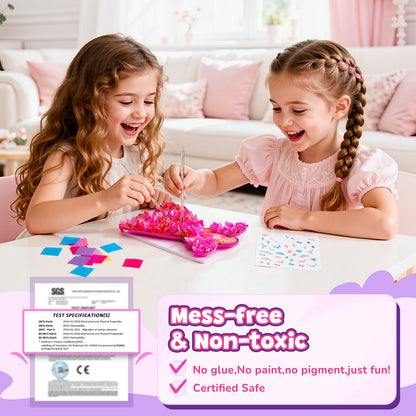 Poke-In Princess Dress-Up Craft Kit – DIY Fabric Art Toy for Girls
