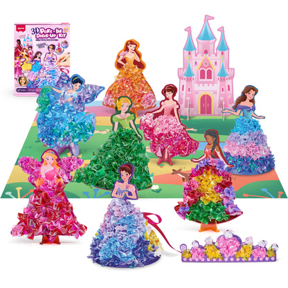Poke-In Princess Dress-Up Craft Kit – DIY Fabric Art Toy for Girls