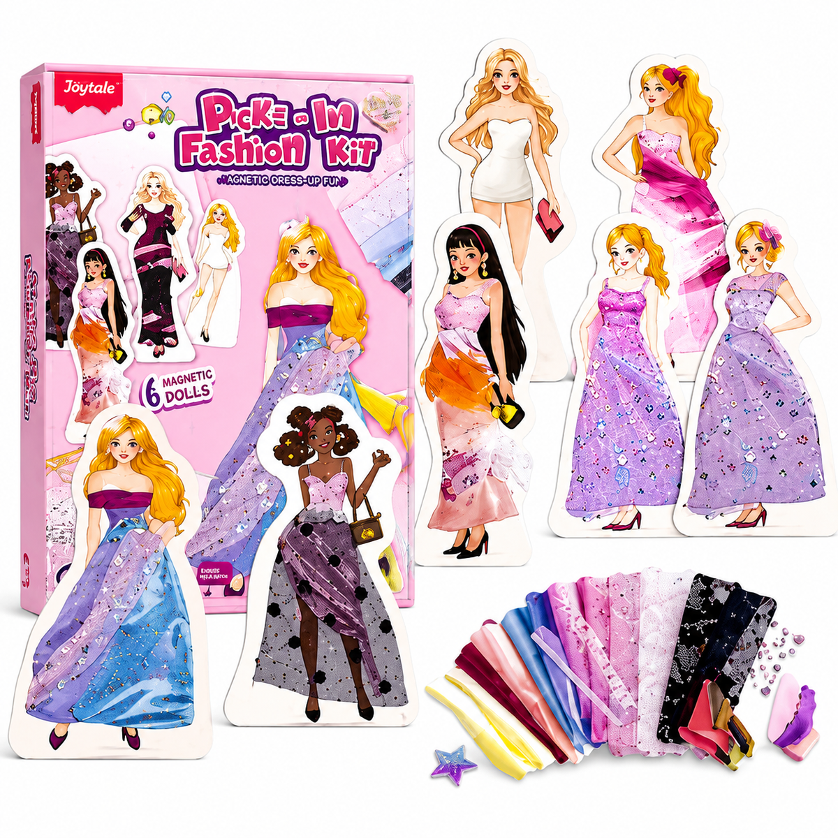 Poke-In Princess Dress-Up Craft Kit - creative toy for girls
