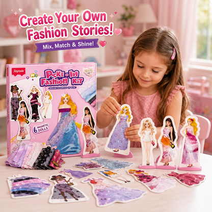 Princess dress design template with poke holes