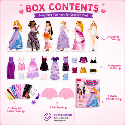 Poke-In Fashion Design Craft Kit – DIY Fabric Art Toy for Girls