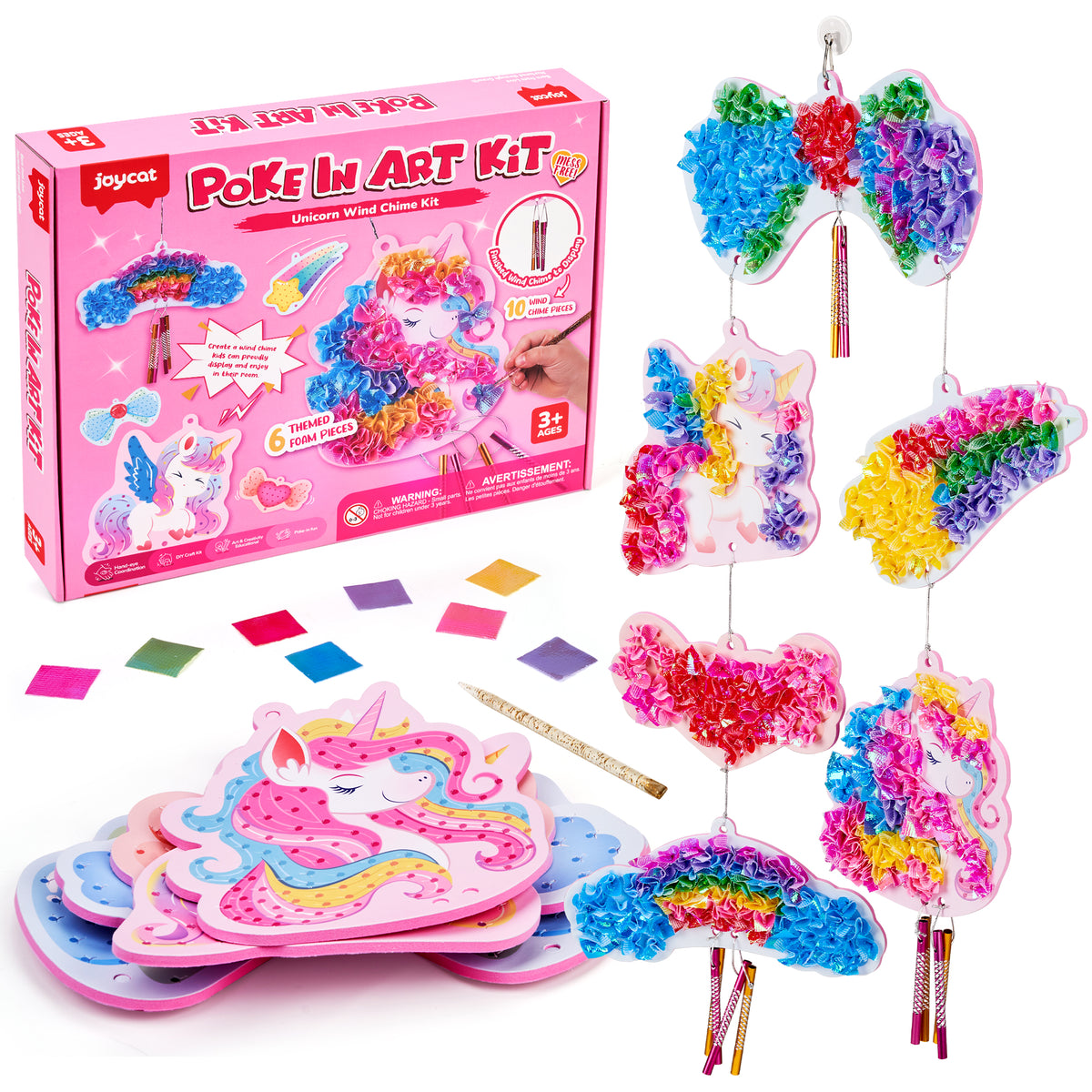 Unicorn Wind Chime Craft Kit – DIY Foam Craft Toy for Kids