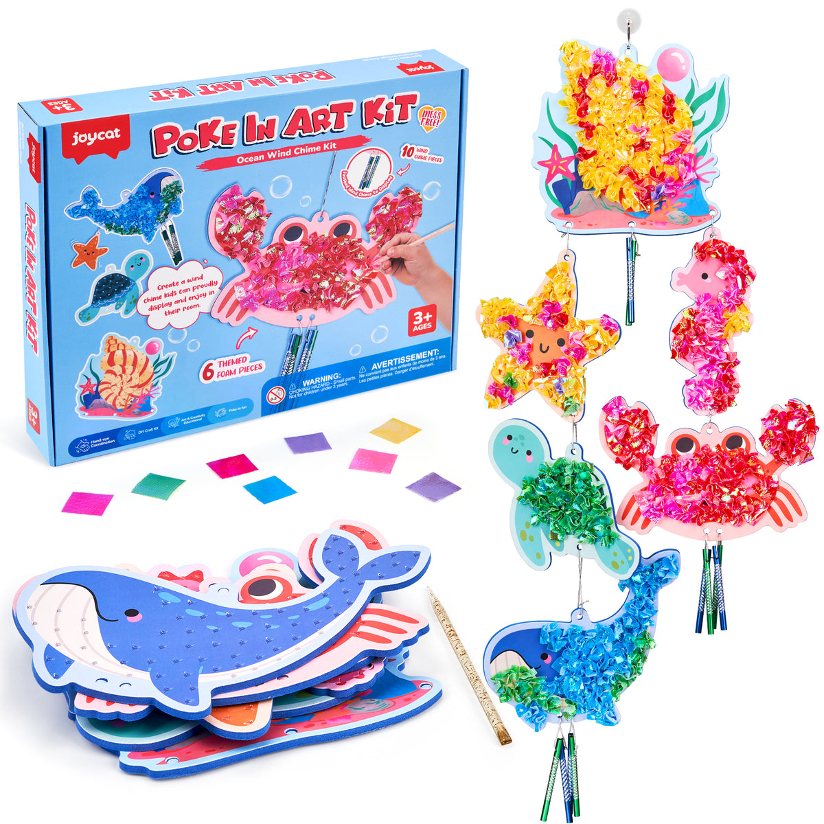 Ocean Wind Chime Craft Kit – DIY Foam Craft Toy for Kids
