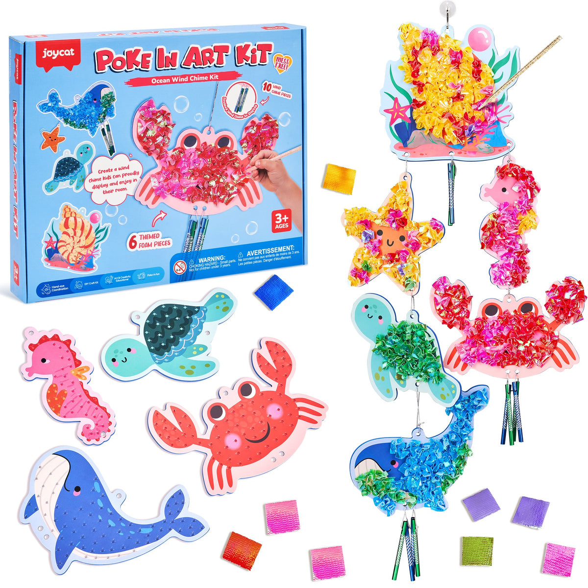 Unicorn wind chime craft materials