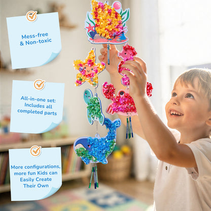 Ocean Wind Chime Craft Kit – DIY Foam Craft Toy for Kids