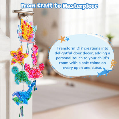 Ocean Wind Chime Craft Kit – DIY Foam Craft Toy for Kids