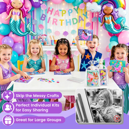 Mermaid Poke & Create Craft Kit – DIY Fabric Art Toy for Girls