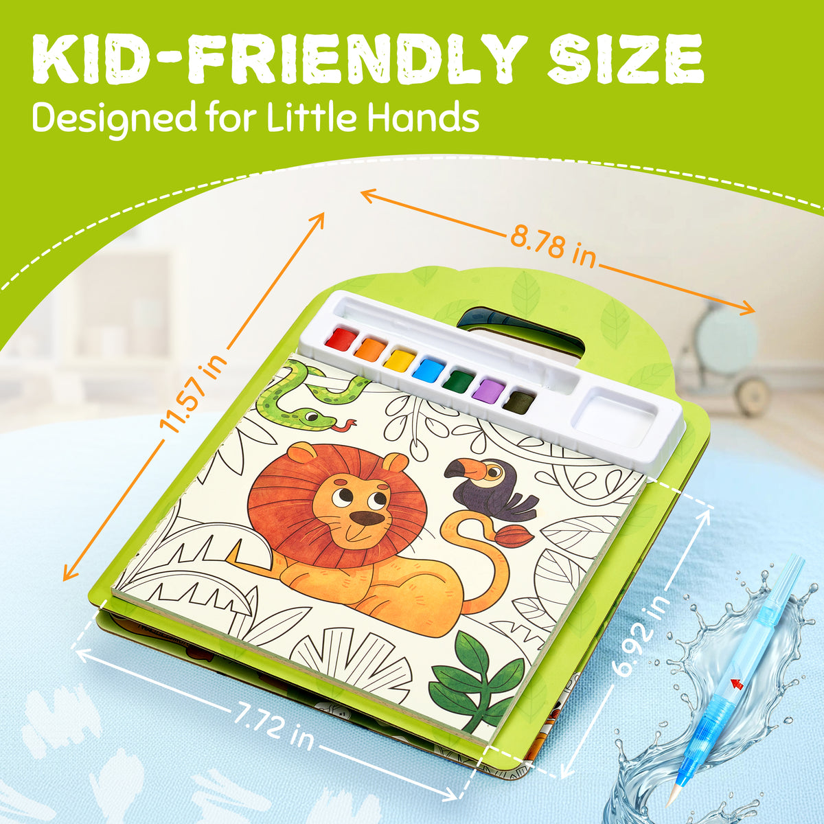 Animal Theme Watercolor Painting Set – Art Craft Toy for Kids