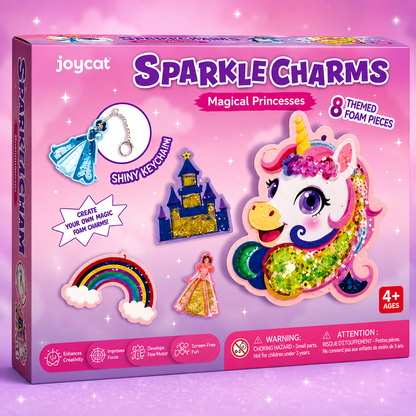 Sparkle Charms Keychain Craft Kit – DIY Toy for Kids