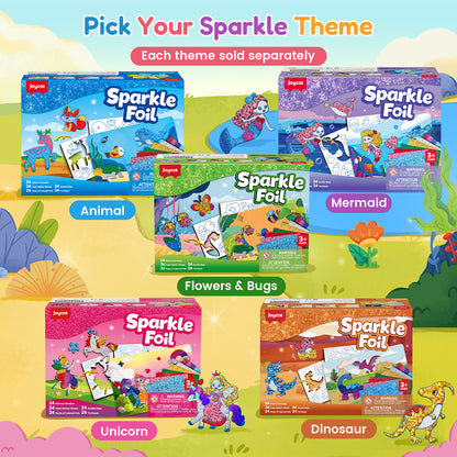 Unicorns Sparkle Foil Art Kit – DIY Craft Toy for Kids