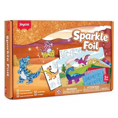 Unicorns Sparkle Foil Art Kit - metallic craft toy