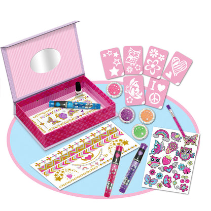 Tattoo Play Sets in Reuseable Cardboard Box