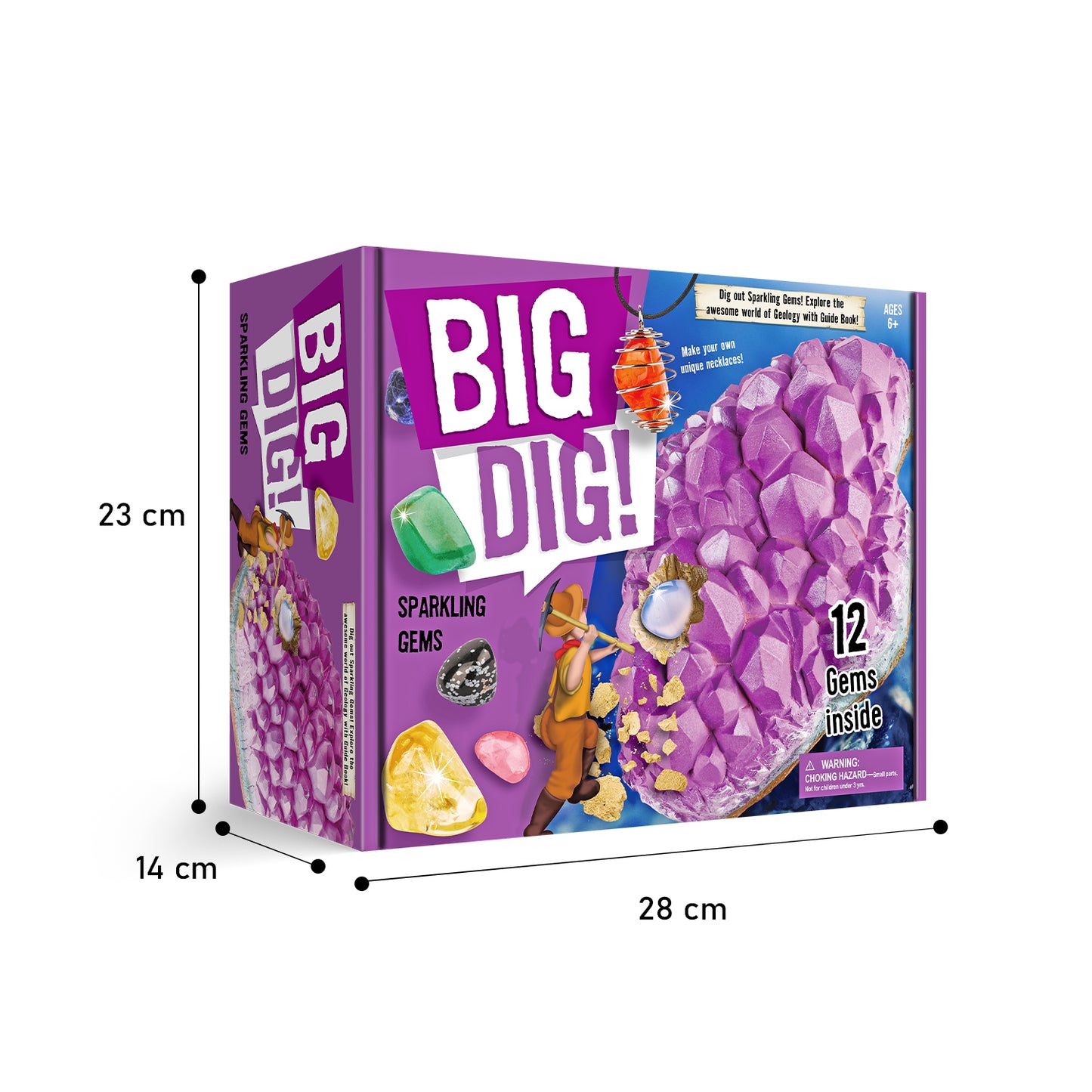 Wow Toys Big Dig Set - Sparkling Gems