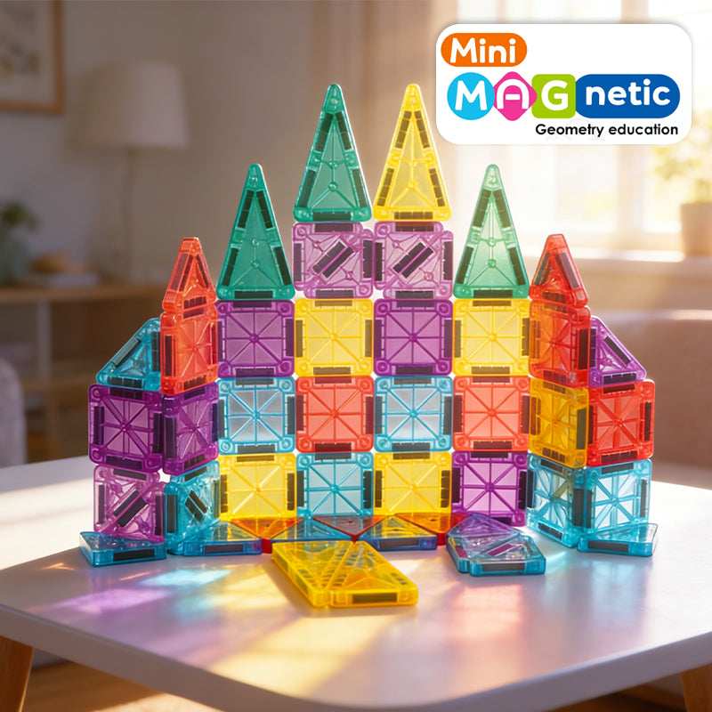 49PCS Magnetic Building Blocks with Iron Box playtime toy for children in Kuwait