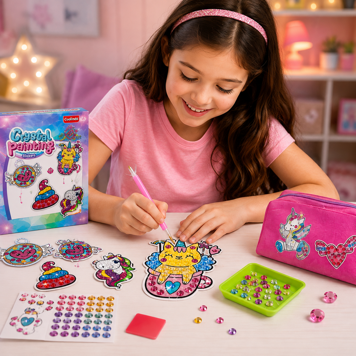 Paulinda Crystal painting unicorn