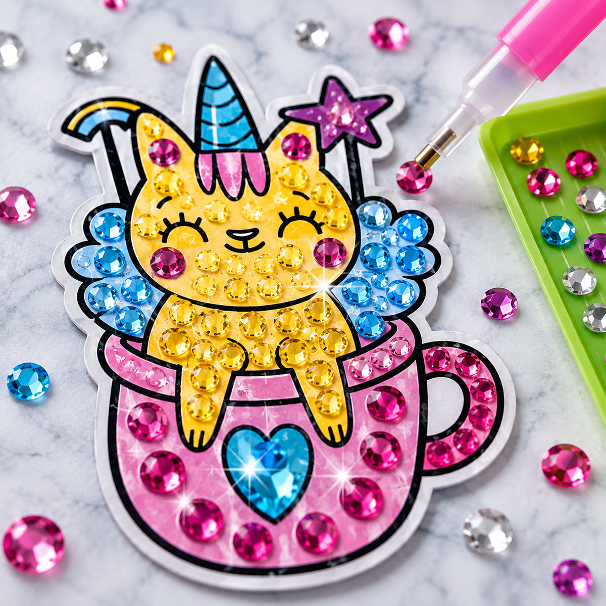 Paulinda Crystal painting unicorn