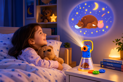Mideer Kids Storybook Projector – Bedtime Story Night Light Toy