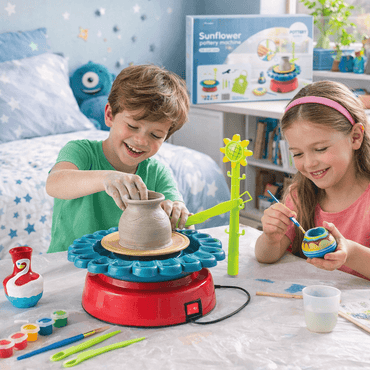 Pottery Wheel for Kids, Ceramic Machine with Clay Pottery Wheel for product details in Kuwait