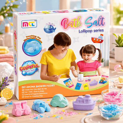 DIY Bath Salt Toy Kit – Lollipop Series Bath Bomb Making Set for Kids in Kuwait