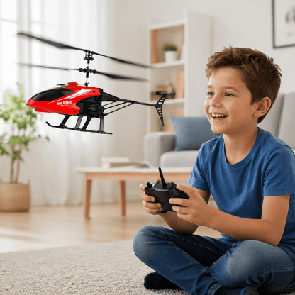 2 Function RC Helicopter Red product details for kids in Kuwait