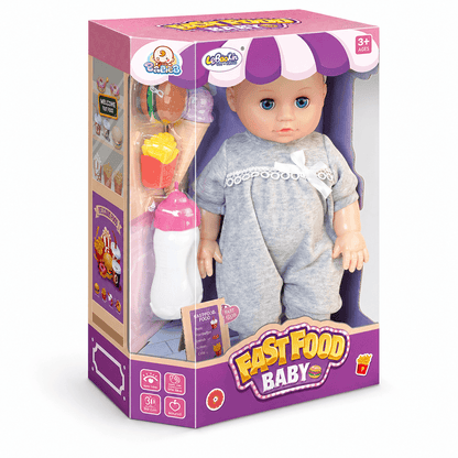 Fast Food Baby Doll With Sounds - 14 Inch in Kuwait