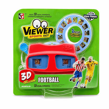 3D Football Viewing Machine - Red for kids in Kuwait