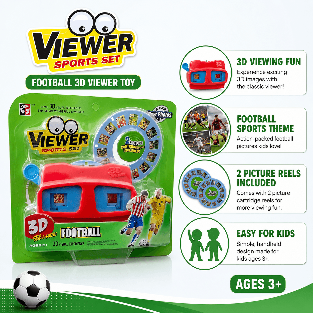 3D Football Viewing Machine -kids in Kuwait