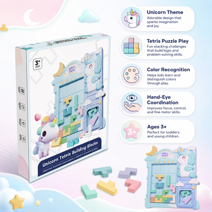 Tetris Building Blocks - Unicorn product details for kids in Kuwait