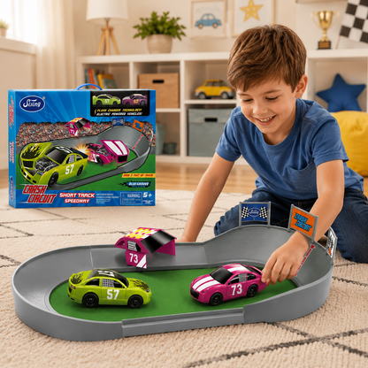 Figure Circuit Short Track Speedway high-speed racing toy gift for kids in Kuwait