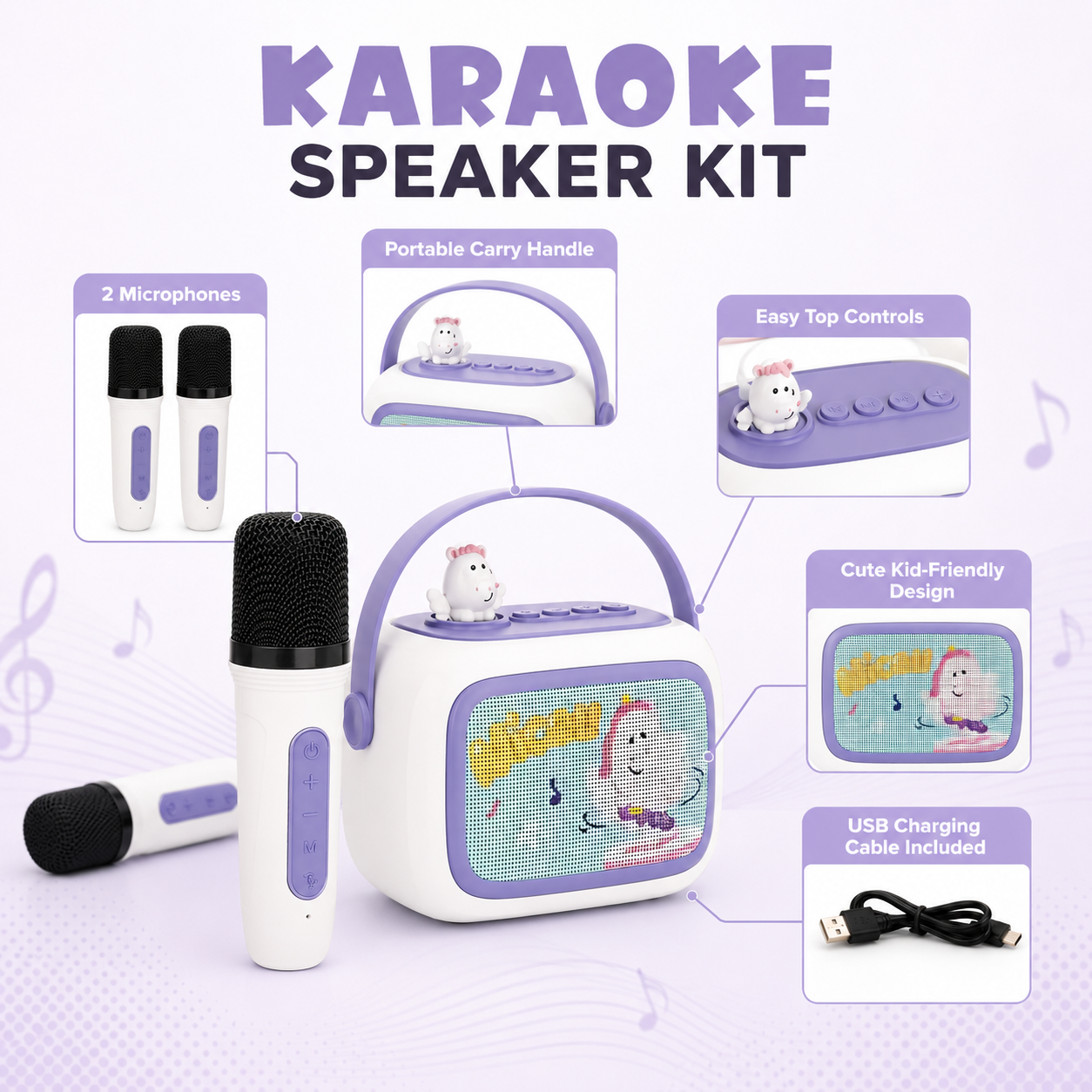 Mini karaoke machine features and specifications – Kuwait