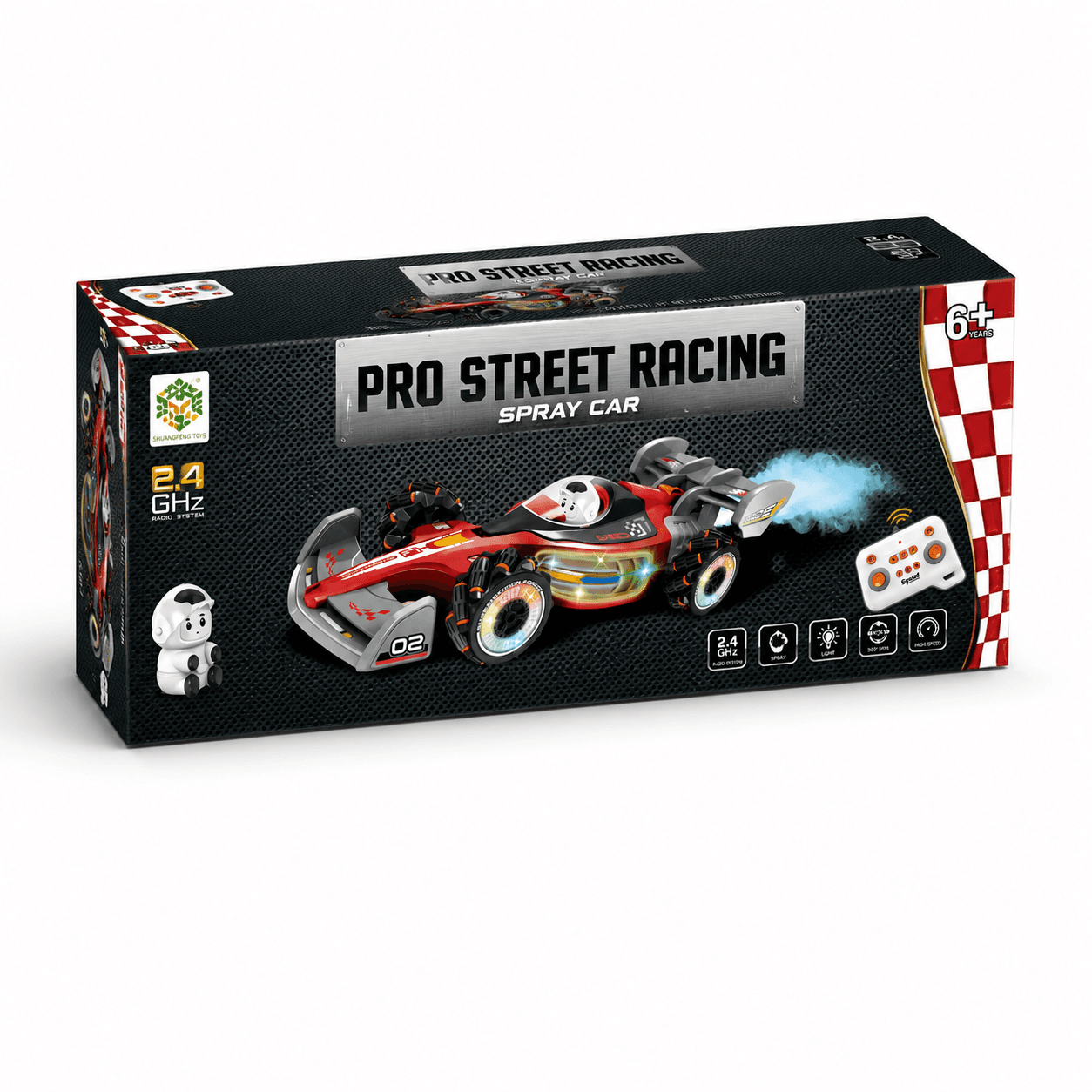 Pro Street Racing Remote Control Car With Light gift toy for kids in Kuwait