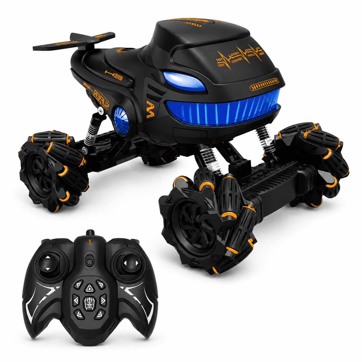 RC Spray Car - Blue for kids in Kuwait
