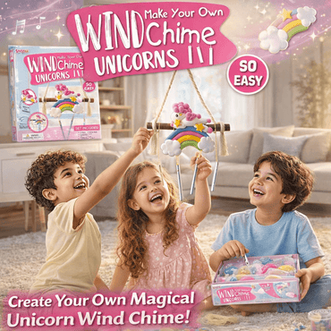 Sew Star Unicorn Wind Chime Craft Kit – DIY Clay Art Set for Kids 8+ product details in Kuwait
