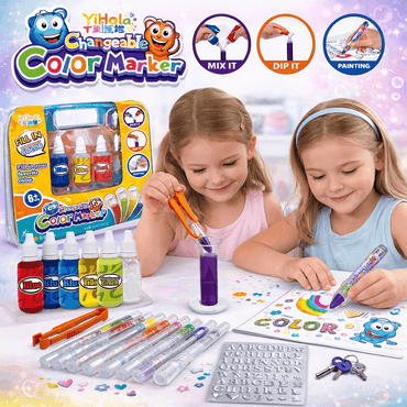 DIY Changeable Color Marker Set for Kids product details in Kuwait