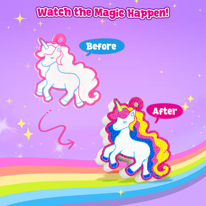 Unicorn 3D Foam Texture Painting Kit – DIY Craft Toy for Kids