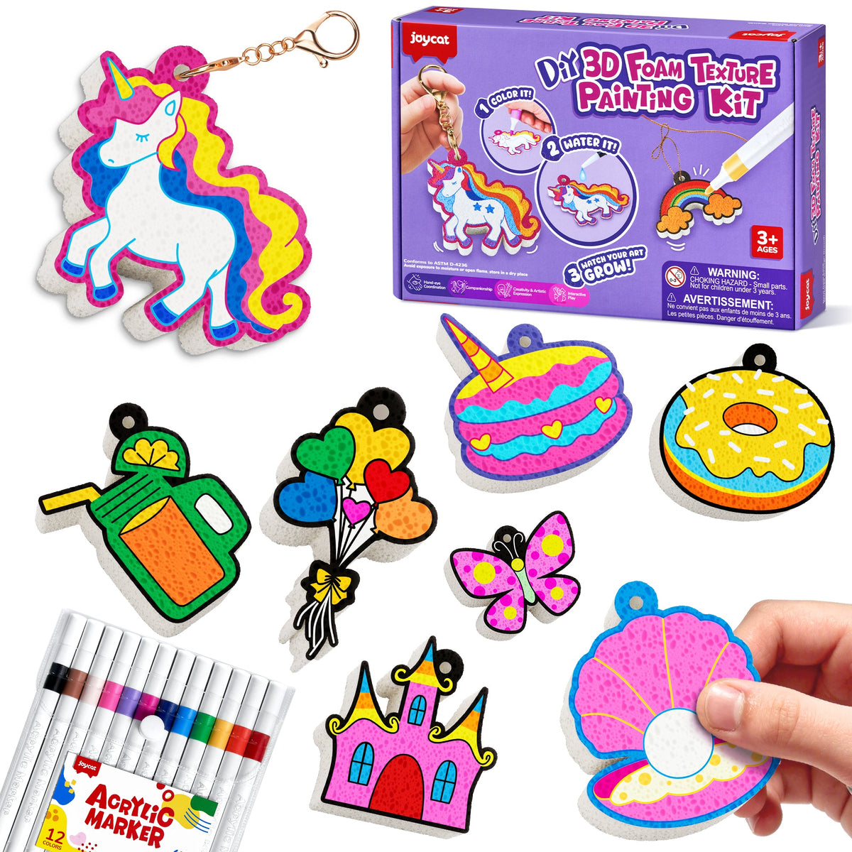 Colorful diary pages with drawing spaces